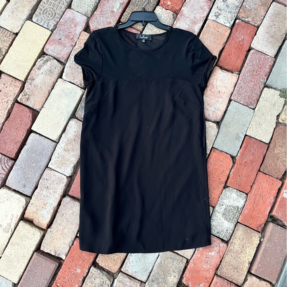 Lu lu’s sneaky sexy partially sheer little black dress. Sz med